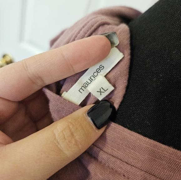 Maurices Ruffled Pink Tee - Picture 3 of 4